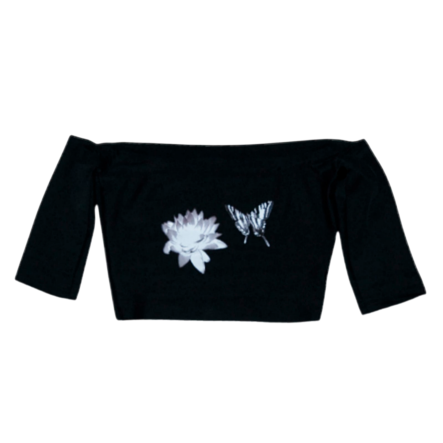 Ydoska Crop Top Mariposa